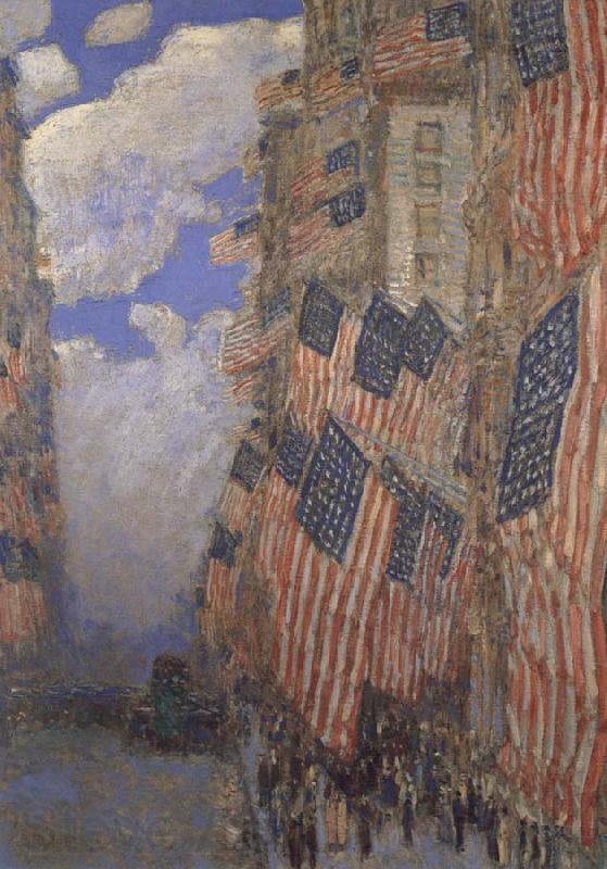 Childe Hassam The Fourth of July Spain oil painting art